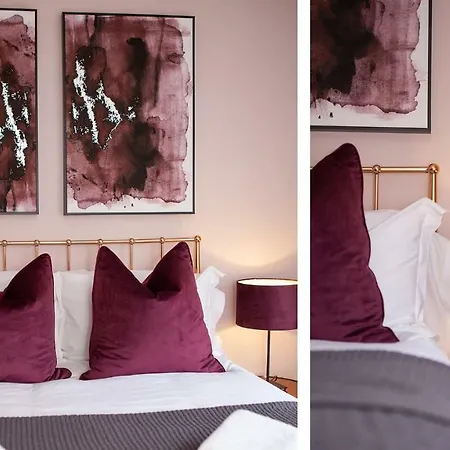 Stylish And 2 Bed -free Parking 아파트